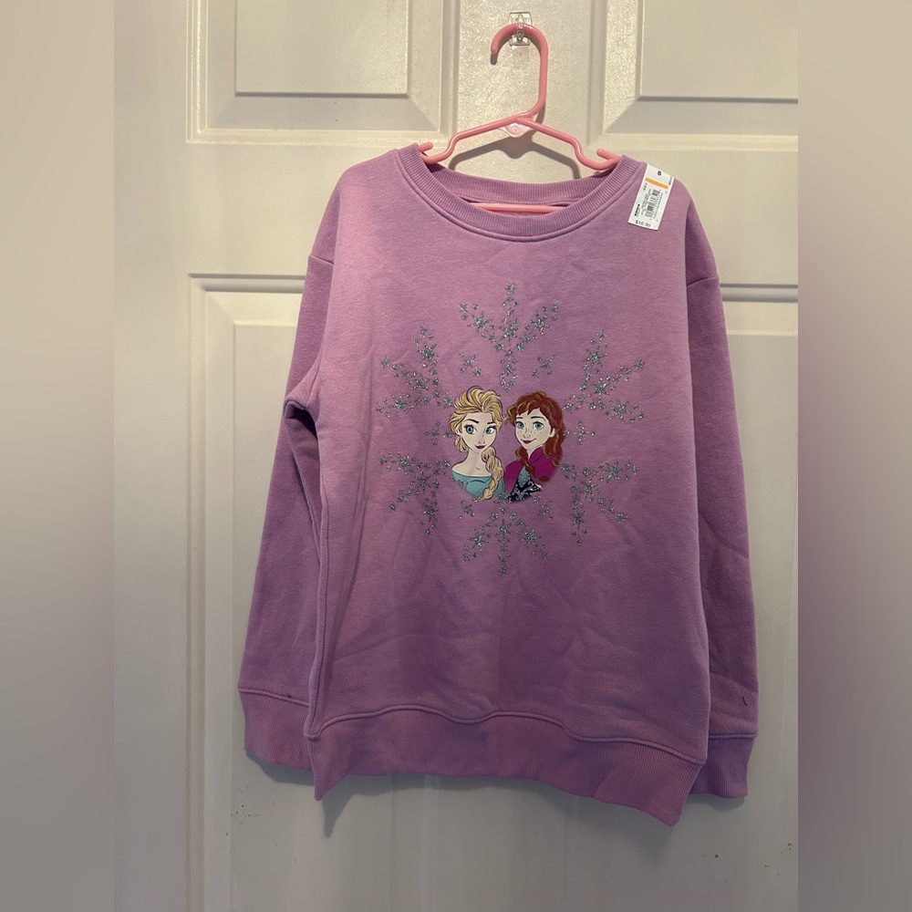 NWTs Girls Size 8 Frozen Sweatshirt by Disney